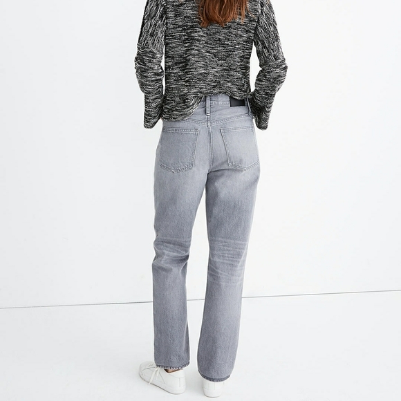 Madewell The Dadjean in Pale Grey - Picture 3 of 6